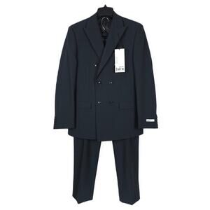 Bar III Men's Slim-Fit Stretch Wool 2-Piece Suit Green Solid 42R 34x32 NWT